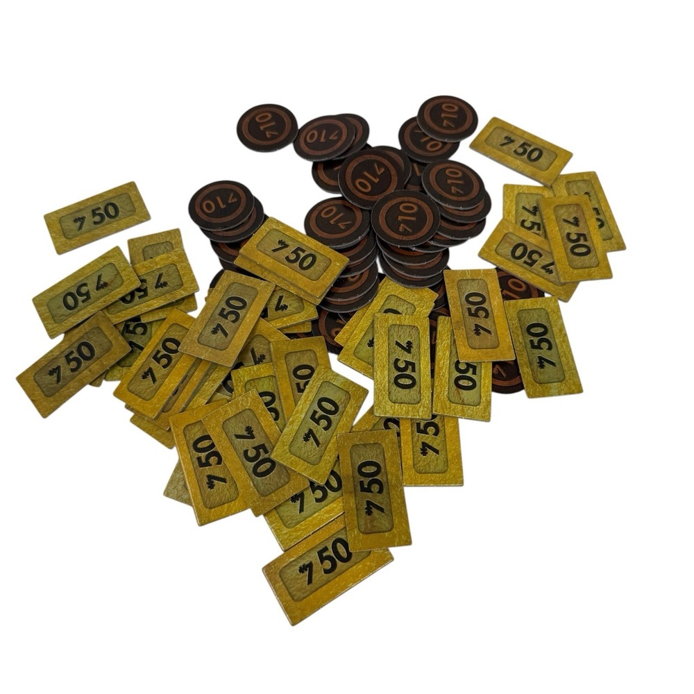 MONOPOLY STAR WARS Complete Saga Replacement Cardboard Credits (82)